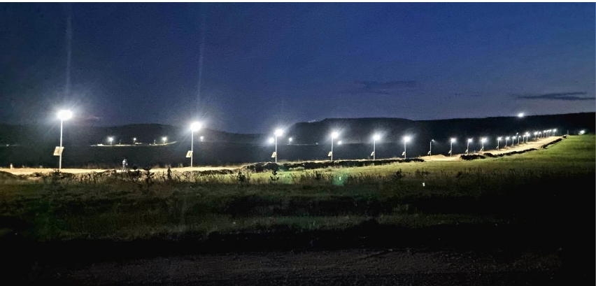 Solar generator lighting system