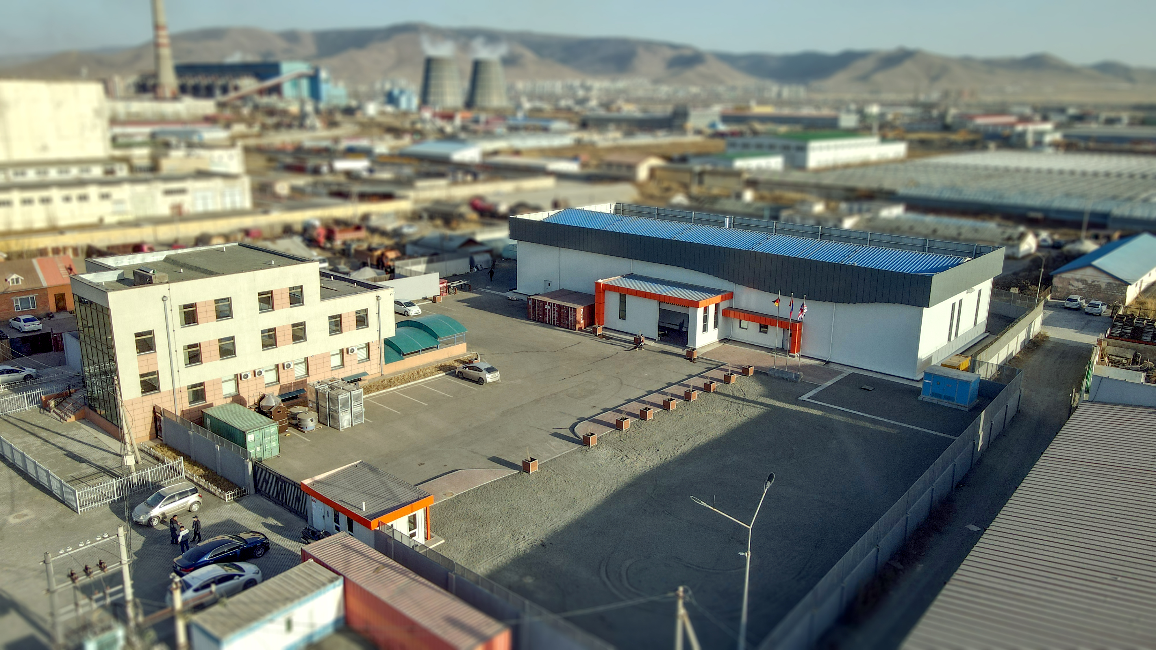 Heat supply and natural lighting in the industry